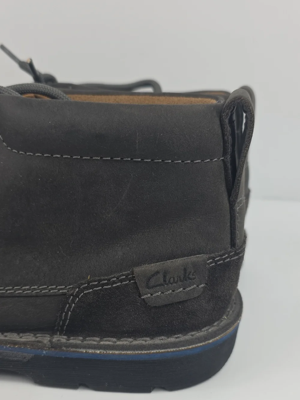 Clarks Edgewick Gray Suede Men's Casual Boots Size 9.5